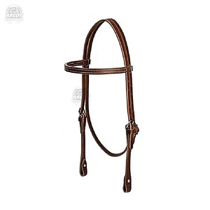 Collier de poitrine de cheval en cuir pur personnalisé Western Headstall perlé à la main cheval bride accessoires de cheval durables - Product Image 3