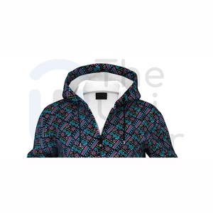 Sweat-shirt à capuche en molleton de polyester pour hommes pour l'extérieur, personnalisé, vente en gros, bon marché - Product Image 4