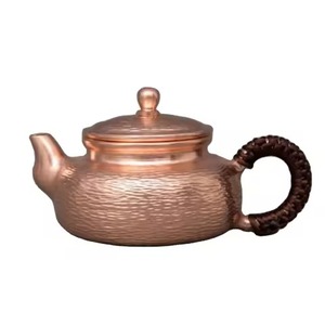 Traditional Copper <b>Tea</b> Kettle Coffee Water Pot for Kitchen Use Elegant <b>Vintage</b> Style Teapot for Restaurant and Gifting - Product Image 5