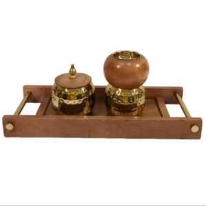 Epoxy Resin & Wood Joined Incense <b>Burner</b> Antique Design Wood Incense Holder Cheap Handmade Home Decor Wooden Incense Holder - Product Image 6