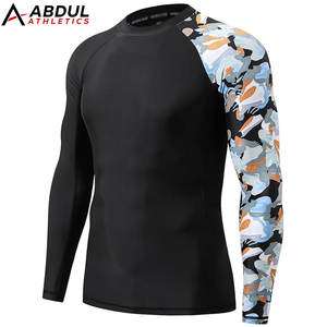 Camiseta de Protección Solar para Hombre, Manga Larga, Secado Rápido, Tejido Elástico, Perfecta para Surf, Gimnasio y Entrenamiento Deportivo - Product Image 1