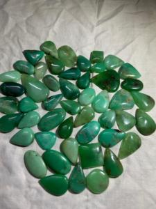 Pierre Chrysoprase Naturelle Pierre Chrysoprase Verte Vente en Gros Lot de Cabochons Chrysoprase Verte de Bonne Qualité - Product Image 2