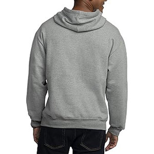 Color gris nueva llegada moda hombres pulóver Sudadera con capucha Niño sudadera Casual manga larga con capucha letra impresión Casual sudaderas con capucha - Product Image 2