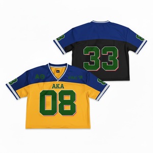 Camiseta de Fútbol Transpirable con Estampado Sublimado Personalizado, Diseño de Bordado de Moda Urbana, Logotipo de Malla Corta, para Fanáticos del Equipo Estadounidense - Product Image 4