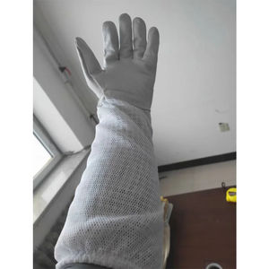 Beekeepers Gloves Three-layer <b>Net</b> Ventilation Protect Your Hands Fully Ventilated Goatskin Beekeeping Gloves OEM service - Product Image 2