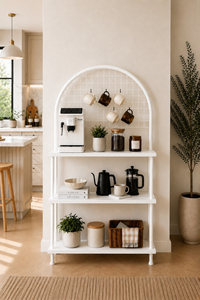 Étagère de rangement de cuisine, support pour four à micro-ondes, organisateur de cuisine, station de bar à café, unité de rangement de cuisine à 3 niveaux - Product Image 3