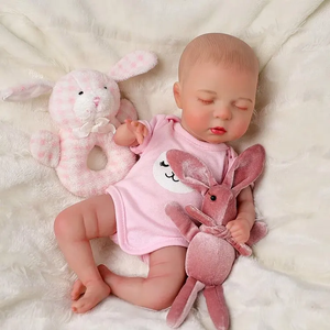 Muñecas Reborn para Dormir Babeside, <span class=keywords><strong>Lola</strong></span>, 12 Pulgadas, Recién Nacida, Extremidades de Vinilo, Cuerpo de Tela Suave - Product Image 1