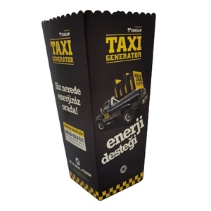 Cajas de Embalaje de Palomitas de Maíz de Papel Kraft Laminado Mate Impresas con Offset Personalizadas con Color Personalizado Reciclable - Product Image 3