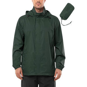 OEM Custom Logo Men's Denim Windbreaker <b>Jacket</b> Stand Collar Washed Vintage Hooded <b>Running</b> Outdoor <b>Jacket</b> for Summer <b>Winter</b> - Product Image 5