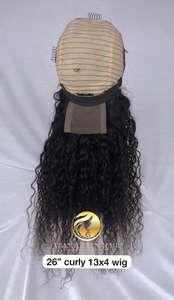 150% 180% Densité Brut Naturel Bouclés Perruque Brésilienne Cheveux Humains Transparent Pour Les Femmes Noires Directe De L'Inde Extension Remy Vendeur - Product Image 4