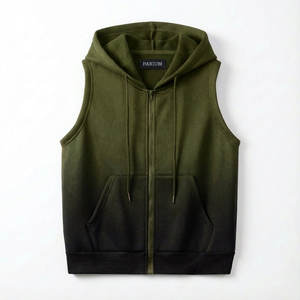 Sudaderas sin Mangas con Capucha para Mujer, Diseño Personalizado, Elegantes, con Cierre Completo, Mezcla de Algodón, para Gimnasio, Entrenamiento, Corte Regular, Precio al por Mayor - Product Image 4