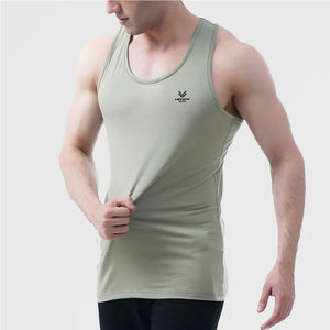Vente en Gros Couleur Unie Hommes Débardeur Vêtements de Sport Personnalisé Hommes Débardeur Fitness Hommes Débardeur - Product Image 2
