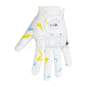 Gants de golf Gants de golf purs de haute qualité pour hommes Logo personnalisé Doux Respirant en cuir véritable Main gauche et droite pour le sport - Product Image 5