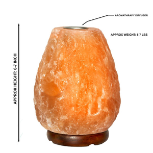 Lámpara de desintoxicación de sal del Himalaya elaborada para la relajación de los pies Producto artesanal natural - Product Image 3