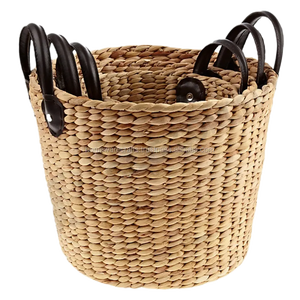 Panier en jonc de mer fait à la main, fournisseur de commandes en gros, décoratif, écologique, pour hôtel, complexe hôtelier, durable, léger, Vietnam - Product Image 1