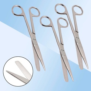 Tijeras de sutura rectas Spencer de 14 cm, 3 unidades, para la eliminación precisa de suturas en procedimientos dentales y quirúrgicos generales - Product Image 1