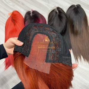 Bob peluca vietnamita extensión de cabello humano peluca hueso recto varios colores 10-12 pulgadas precio al por mayor - Product Image 4