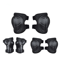 Ensemble complet de protection six pièces en fibre de polyester pour patinage à roulettes pour enfants, modèle original d'usine, pour sports de plein air
