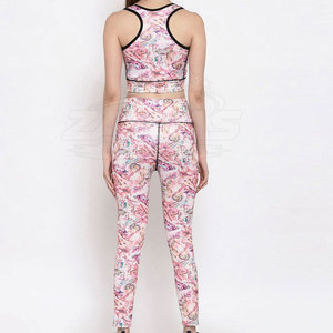 Ensembles de yoga pour femmes fabriqués en usine, best-sellers, taille élastique, vêtements de fitness, couleur et taille personnalisées - Product Image 4