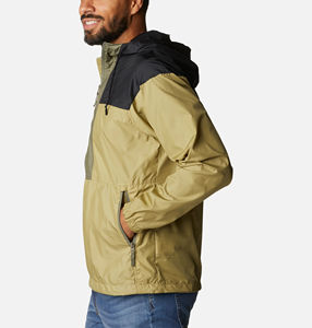 Veste coupe-vent à col montant pour homme, design personnalisé 2024, manches longues, tissu imperméable, nouvelle collection hiver, revêtement OEM - Product Image 3