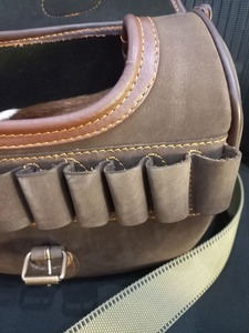 Top Selling OEM New Arrival Waterproof Carbon Genuine Leather Cartridge Hunting <b>Shooting</b> <b>Bags</b> - Product Image 3