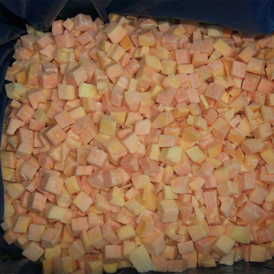 Corte en cubitos 3x3 cm IQF Fruta de papaya congelada Precio competitivo Sabor dulce Hecho en Vietnam - Product Image 5