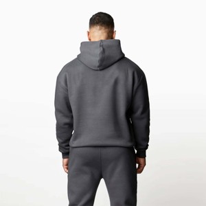 Automne et hiver nouvelle mode sweat à capuche décontracté à capuche Patchwork couleur sweat à capuche pour hommes Plus polaire ensemble - Product Image 4