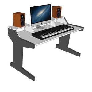 Escritorio StudioDesk SD68012 de Madera Natural para Estudio y Oficina, Ergonómico y Ensamblado para Uso en el Hogar, Hotel y Comedor - Product Image 2