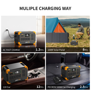 USA Cổ Xách Tay 1800W 1024wh E1000Lfp Năng Lượng Mặt Trời Nhà Máy Điện 400W Năng Lượng Mặt Trời Kit MPPT Điều Khiển Không Dây Sạc Xe Hơi Tương Thích - Product Image 4