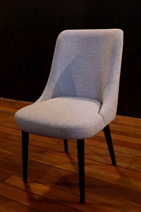 Soft Touch Slipcovered Stable Modern Wood CITRA <b>Dining</b> <b>Chair</b> for Villa - Product Image 1