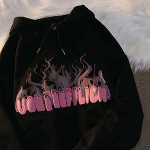 Sweat à capuche d'hiver Y2K surdimensionné 500 GSM uni teint, court, déchiré, zippé, pour homme, personnalisé, poids lourd - Product Image 2