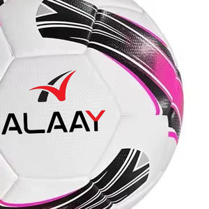 Alaay New Fashion High Quality Soccer Ball Custom Logo <b>Football</b> Made of <b>Leather</b> PVC for Sports Training and Promotion - Product Image 4