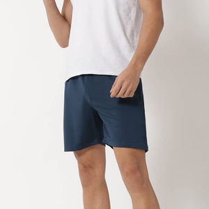 Ensembles de shorts décontractés en coton avec LOGO personnalisé pour hommes ensemble de vêtements unis t-shirt à manches courtes ensembles de 2 pièces pour hommes - Product Image 4