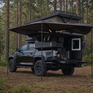 Camping-car à coque rigide escamotable pour camionnette 4x4, idéal pour le camping, les remorques et les caravanes - Product Image 3