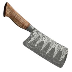 Couteau de chef JEXMOO personnalisé fait à la main en acier inoxydable, multifonctionnel, avec étui en cuir pour une utilisation en cuisine - Product Image 6