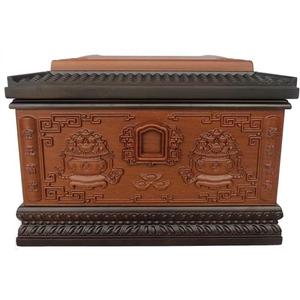 Solid <b>Wood</b> Luxury Funeral Memorial Cremation <b>Urns</b> <b>for</b> Human <b>Ashes</b> Decorative <b>Urns</b> Box and Casket Burial <b>Urn</b> <b>for</b> Adults - Product Image 1
