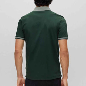 T-shirts de golf en polyester vierges brodés par sublimation 2024, chemises unies, impression de logo personnalisé, polos, polos grande taille - Product Image 3