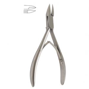 Cortaúñas profesional de acero inoxidable para cutículas y uñas de los pies de alta resistencia para salón y uso doméstico - Product Image 1