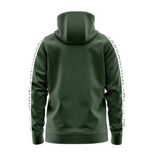 Personnalisé Unique Meilleure Qualité 100% Coton 450 Gsm Sweat à Capuche Zip Up Sérigraphie Motif Solide Lourd Avec Corde Dessinée. - Product Image 3