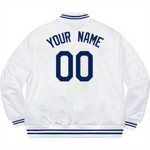2026 nuevo estilo personalizado Bomber Varsity chaqueta de hombre bordado personalizado nombre Número béisbol chaquetas cortavientos - Product Image 3