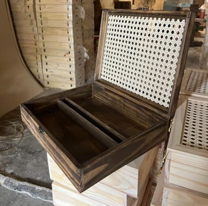 Coffrets cadeaux élégants en bambou et en bois fabriqués à la main les plus vendus Emballage rectangulaire de qualité supérieure écologique pour la vente au détail et en gros - Product Image 3