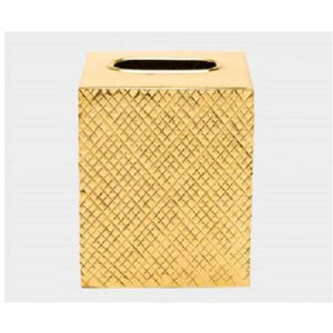 Boîte à mouchoirs en métal brun uni au design durable, parfaite pour le stockage et l'organisation de la vaisselle à la maison, à l'hôtel et au restaurant - Product Image 6