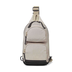 Sac à bandoulière unisexe en polyester de haute qualité, style vintage, tissu imperméable, élégant et tendance, pour la randonnée et les voyages, avec fermeture éclair, fabriqué au Vietnam - Product Image 2