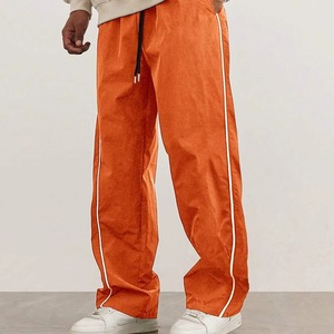 Nuevos Pantalones Deportivos Personalizados de Alta Calidad para Hombre, Negros, Holgados, con Cierre de Cremallera en la Parte Inferior, de Nailon y Poliéster - Product Image 6