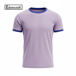 Camisetas de Manga Corta con Cuello Redondo para Hombre, Hechas en Bangladesh, Personalizadas al por Mayor, Color Sólido, Corte Regular, OEM Privado, 100% Algodón - Product Image 1