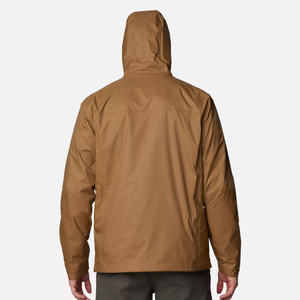 Chaqueta impermeable para la lluvia para hombre, ropa de abrigo a prueba de viento de ajuste personalizado, proveedor OEM de tela transpirable con etiqueta privada - Product Image 2