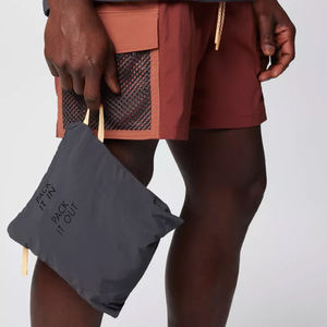 Veste coupe-vent personnalisée pour homme et femme 100% polyester imperméable avec fermeture éclair Doublure en maille - Product Image 6