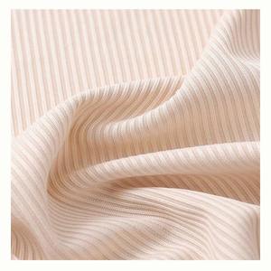 Fournisseur de la Chine en gros doux 2*2 4*2 8*3 polyester spandex large côtelé tricot tissu de vêtements de sport pour robes - Product Image 2