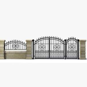 รั้วและประตูวิลล่าดีไซน์โบราณสไตล์มินิมอลหรูหราทางเข้าวิลล่าพร้อมรั้วและประตูที่ทันสมัยสำหรับฟาร์มปศุสัตว์ - Product Image 6