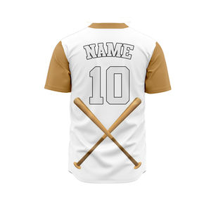 Ventes en gros d'usine, maillots de baseball personnalisés, vêtements de sport respirants avec taille plus, maillot de baseball sublimé en provenance du Pakistan - Product Image 4